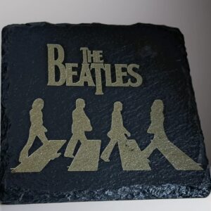 "Abbey Road" Beatles Slate Coaster