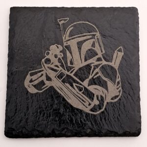 "Boba Fett" Star Wars Slate Coaster