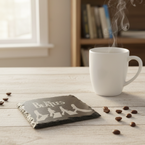 Handcrafted Beatles Abbey Road Slate Coaster