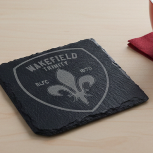 Wakefield Trinity RLFC Engraved Slate Coaster
