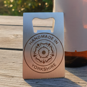 Yorkshire Rose Stainless Steel Credit Card Bottle Opener