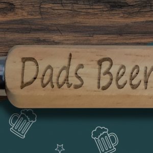 Handcrafted Wooden Bottle Opener for the Best Dad